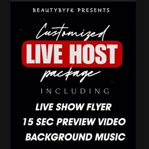 🔴CUSTOMIZED LIVE/CLOSET FLYER + VIDEO